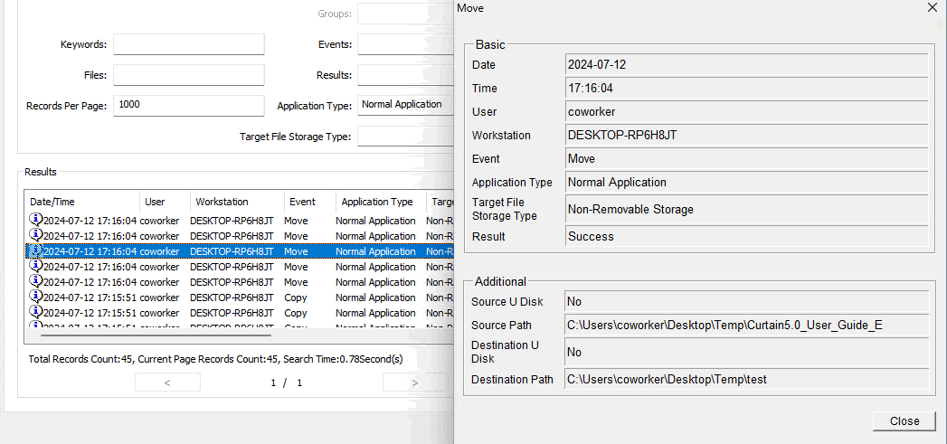 e-locker data loss prevention (DLP) - view details