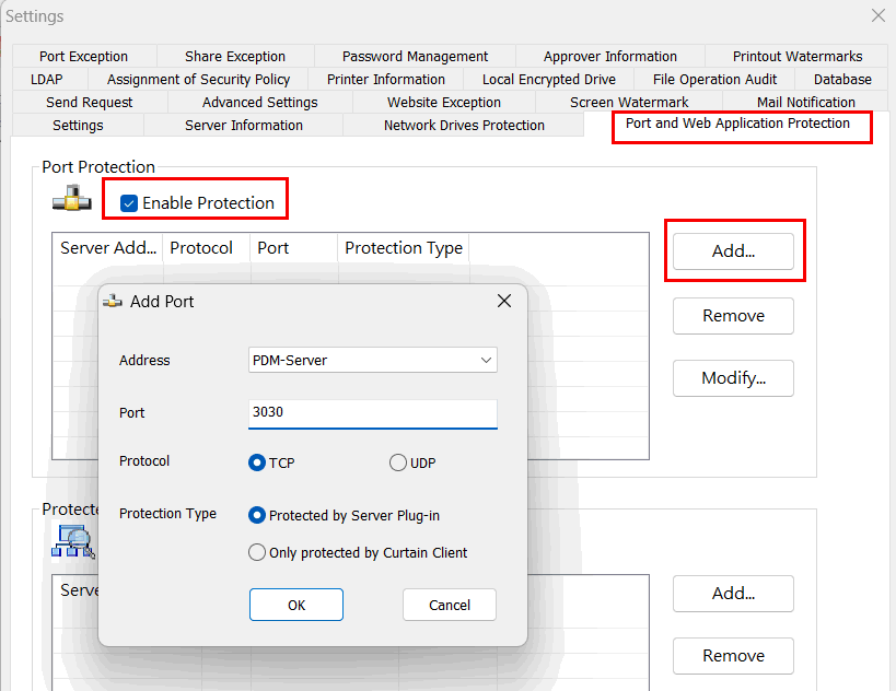 e-locker data loss prevention(DLP) - Port Protection