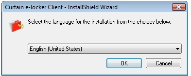e-locker data loss prevention(DLP) - install Curtain Client