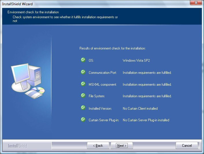 e-locker data loss prevention(DLP) - check system environment for the installation