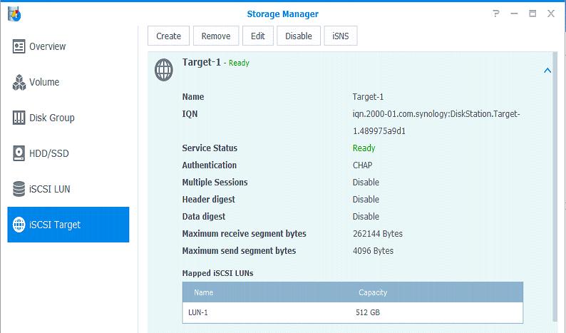 e-locker data loss prevention(DLP) - see the iSCSI LUN