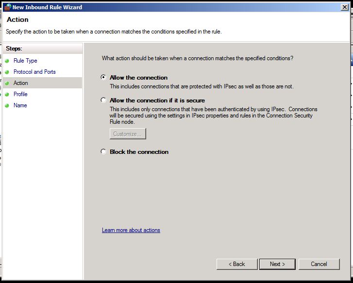 e-locker data loss prevention (DLP) - Allow the connection