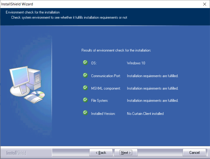 e-locker data loss prevention (DLP) - check system environment