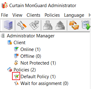e-locker data loss prevention (DLP) - Default Policy