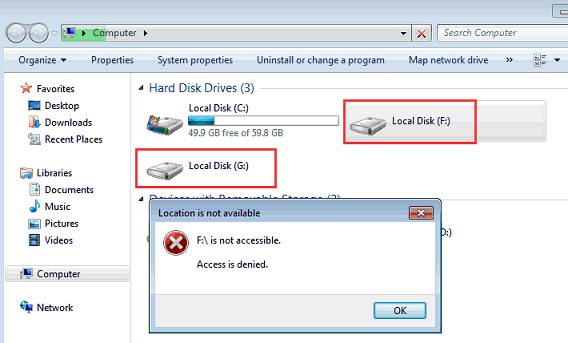 e-locker data loss prevention(DLP) - Access is denied