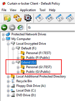 e-locker data loss prevention(DLP) - an extended encrypted disk