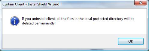 e-locker data loss prevention(DLP)- uninstall ystem