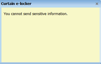 e-locker data loss prevention(DLP) - warn transfer