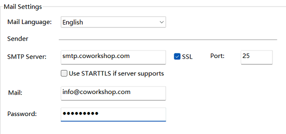 e-locker data loss prevention(DLP) - Mail Settings