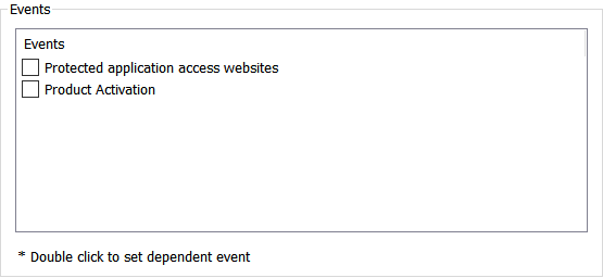 e-locker data loss prevention(DLP) - two events can be setup