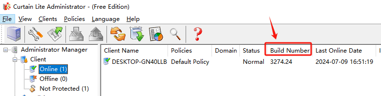 e-locker data loss prevention (DLP) - check the upgrade status